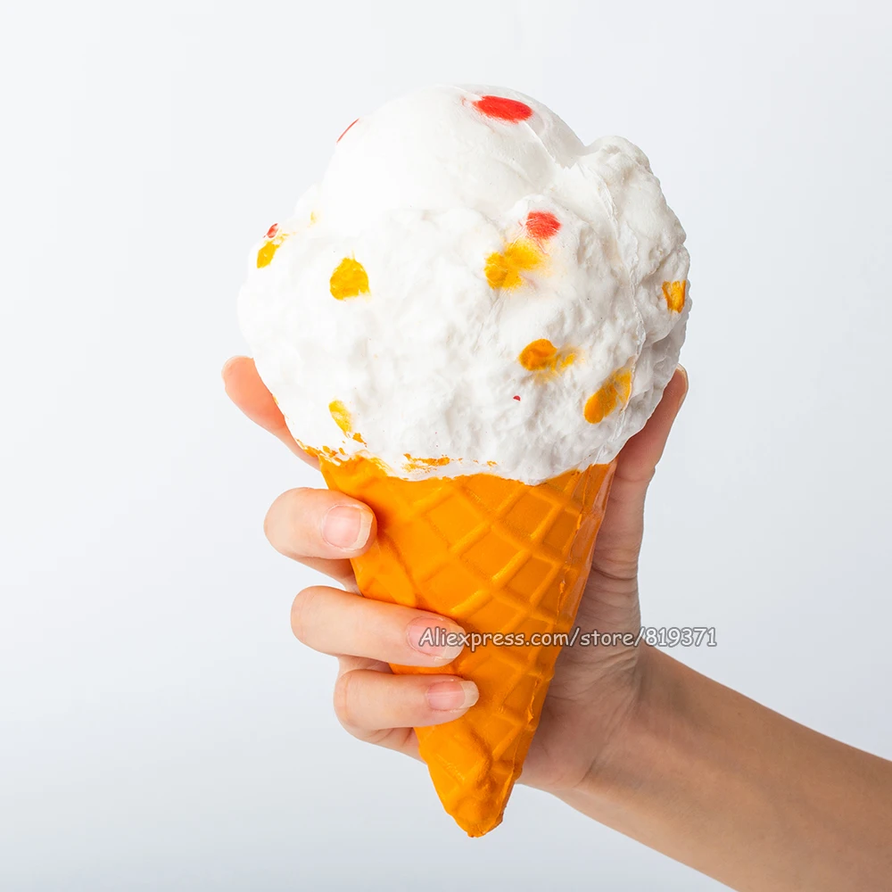 Белый крем супермедленно Восстанавливающий форму Jumbo Kiibru Icecream мягкий