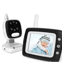 3,5 дюймов беспроводной двухсторонний домофон Детский Монитор сигнал для кормления и датчик температуры