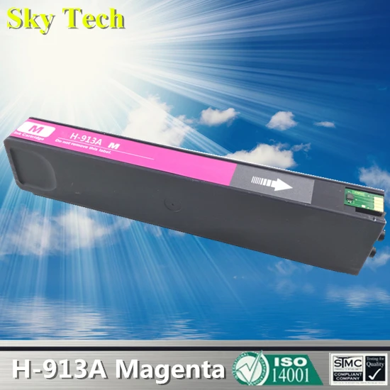 

Magenta Pigment Ink Cartridge For HP913A Magenta , For HP PageWide 352dw 377dw Pro 452dw 452dn 452dwt 477dw MFP 477dwt 552dw