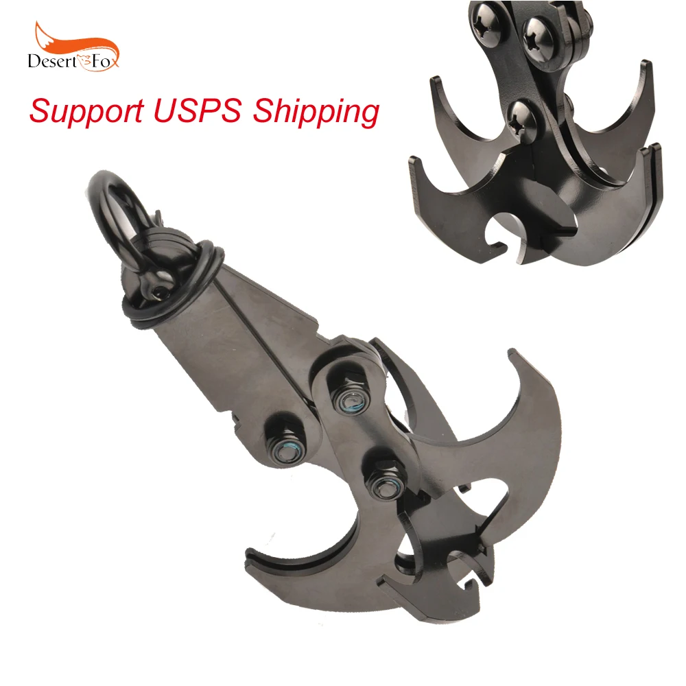 

Multi-function Survival Grizzly Hook Grappling Folding Climbing Fishing Tail For US Wholesale