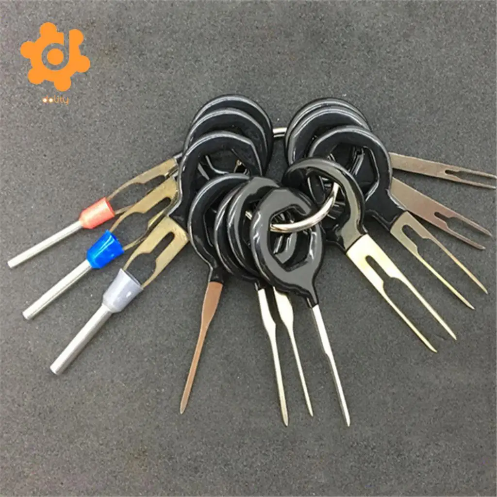 dolity 11 Pieces Car Electrical Connector Terminal Pin Extractor Removal Tool Kit 