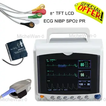 

CONTEC Brand NEW ICU Patient Patient Monitor with ECG NIBP SPO2 PR Multi-parameter CONTEC Direct Sale CMS6000