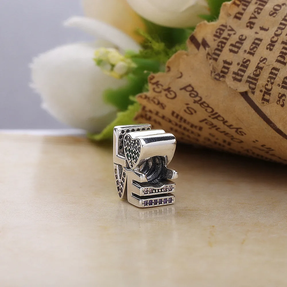 Slovecabin-Vintage-Women-Charms-Real-100-925-Sterling-Silver-Multi-Color-Love-Beads-For-Jewelry-Making