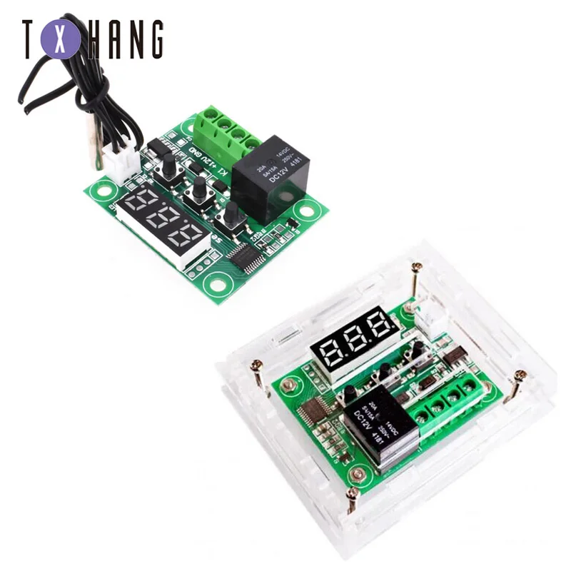 

W1209 DC 12V LED Digital Thermostat Temperature Control Thermometer Thermo Controller Switch Module + NTC Sensor
