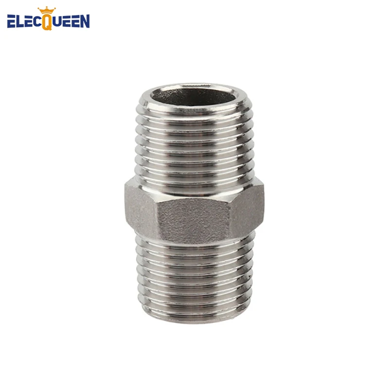 

1/2" Male Hex Nipple Stainless Steel 304 Threaded Pipe Fitting Plumbing Inner Joint homebrew hardware