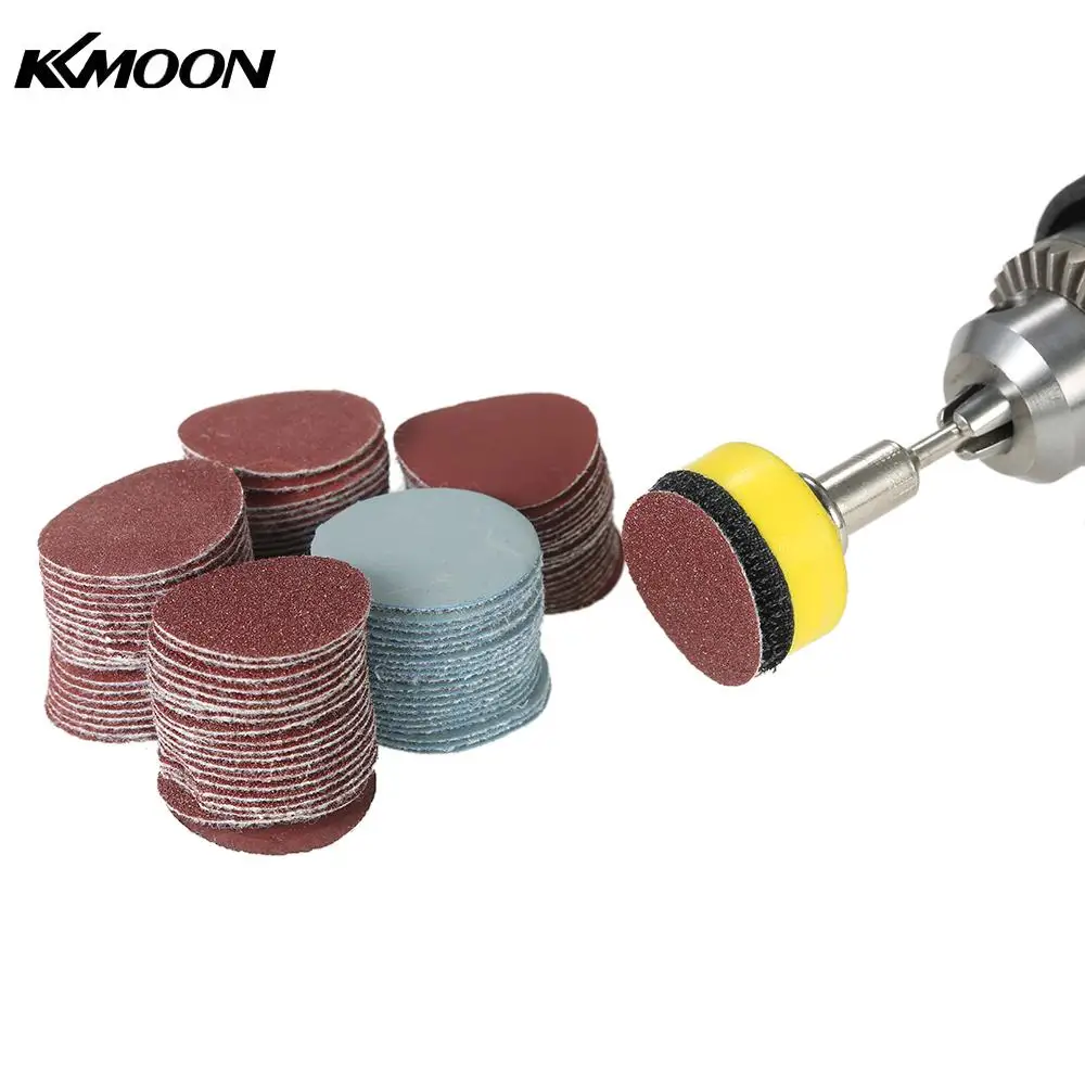 100PCS 25mm 1" Sander Disc Sanding Disk Grit Paper with 1inch Abrasive