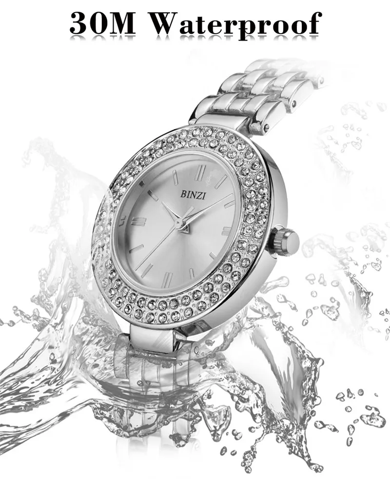 Relogio Feminino montre femme 2018 New Ladies Bracelet Watch For Women Rhinestone Gold Wrist Watch Top Brand Luxury Female Clock (6)