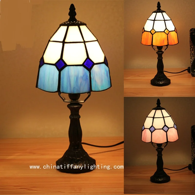 decoration Table LampsTiffany is the brand Mediterranean European style modern minimalist bedroom bedside light warm small desk home decoration decoration the lighthouse tea table the teapoy decorative frame the florist