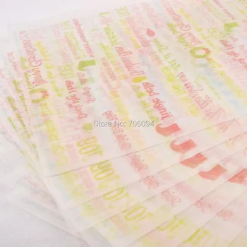 

15x21cm Christmas Handmade Soap Wrapping Paper custom gift paper 200pcs/lot