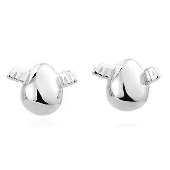 

Korean Version Of The Simple 925 Sterling Silver Jewelry Popular Angel Eggs Factory Direct Earrings SE84