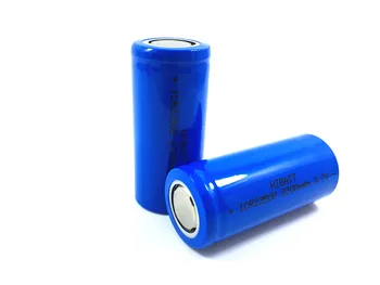 

4pcs 3.7V 22500 ICR 3.7V lithium battery 2300mah for Electronic cigarette massager pan tilt cradle head Power light