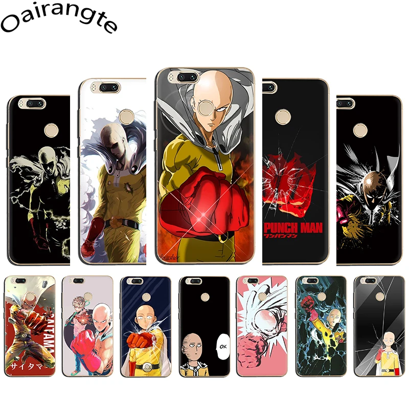 

One Punch Man Hard phone case for Xiaomi MI 5 5S 5X 6 6X 8 SE A1 A2 Lite 9 9se POCOPHONE F1 Max 3 Mix 2S