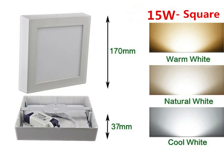 Conduziu a Superfície da Luz do Painel Montou o Teto o Reembolso 9 Downlight 12 v 24 2 Pces w ac - dc 5 downlight ac dc 12 v 24 v 2 pces