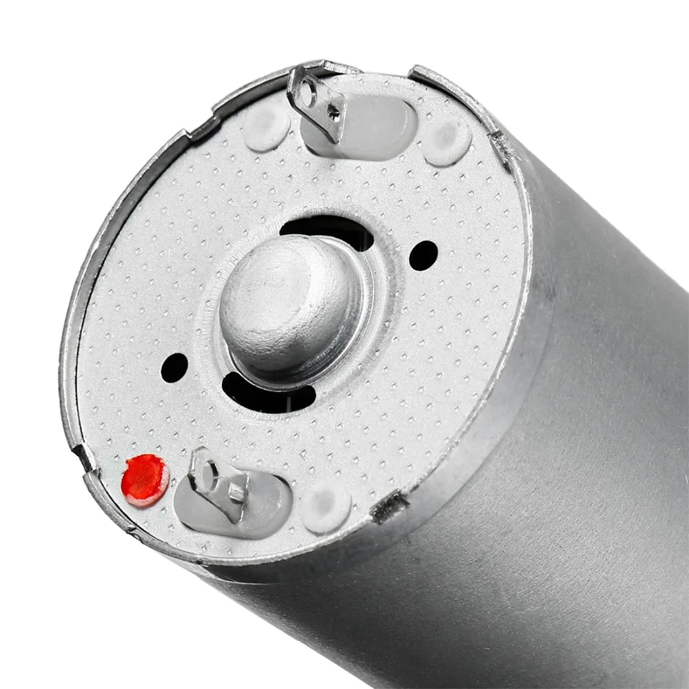 UXCELL 9 Размеры JGA25-370 DC6V 12V 24V 10/48/17/50/108/188/35/646/1363 об/мин Шестерни двигатель с высоким крутящим моментом уменьшения Шестерни коробка эксцентриковый Выход