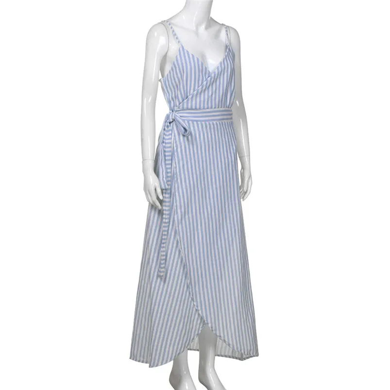 maxi dresses summer for women sleeveless dress beach dress dress female loose vestidos verano 2018 dropshipping #F#50JY2514