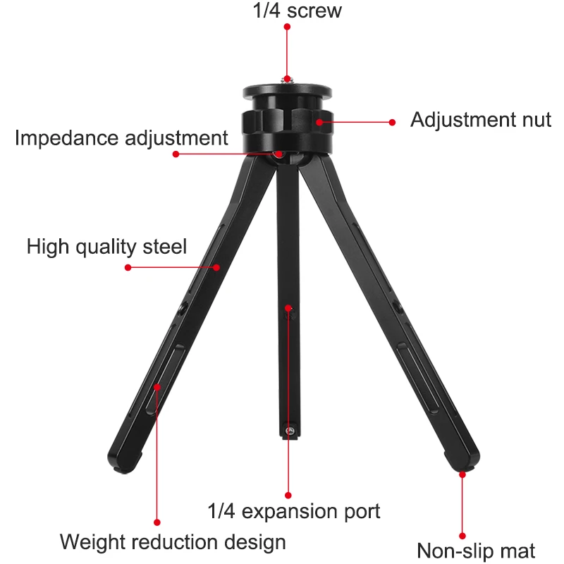 Новейший регулируемый штатив монопод с 1/4 для Feiyu Gimbal Zhiyun Crane 2 3 Weebill LAB Smooth 4