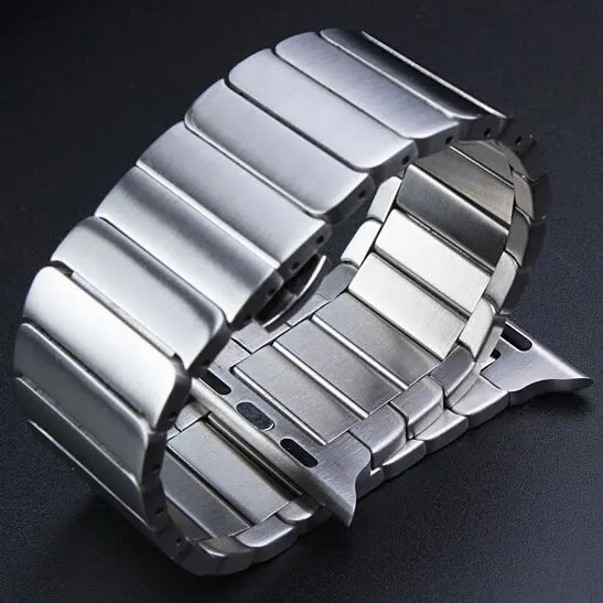 Ремешок для умных часов для APPLE Watch Series 4 ремешок для часов из нержавеющей стали 316L браслет для Apple Watch Series 1 2 3 Ремешки для наручных часов