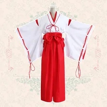 Fiesta de disfraces juegos de rol dress for women anime inuyasha kikyo/clave de eden kimono cosplay disfraces vestido onesie