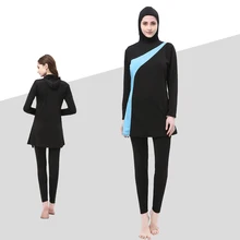 Мусульманское скромные Плавание одежда Для женщин хиджаб Ислам ic Плавание одежда размера плюс дамы Купание Плавание ming костюм Ислам полное покрытие одежда Плавание костюм
