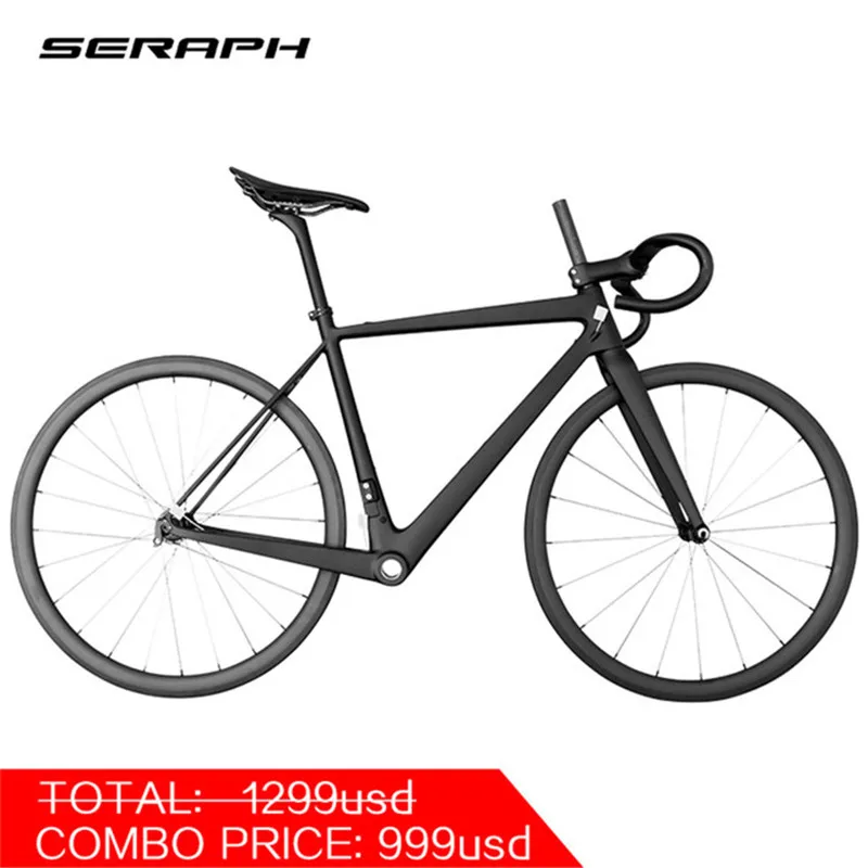 SERAPH superlight Черный полный велосипед 22 скорости 700 * 25C покрышки карбоновый дорожный