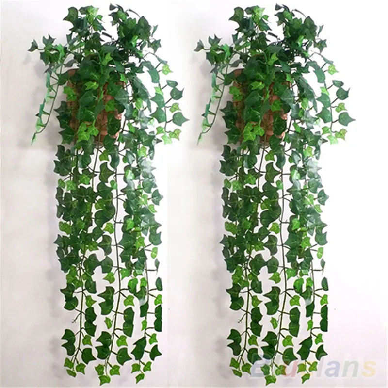 2,5 м высококачественная искусственная гирлянда из листьев плюща, растения, искусственная Виноградная лоза, листва, цветы для дома, деликатное украшение