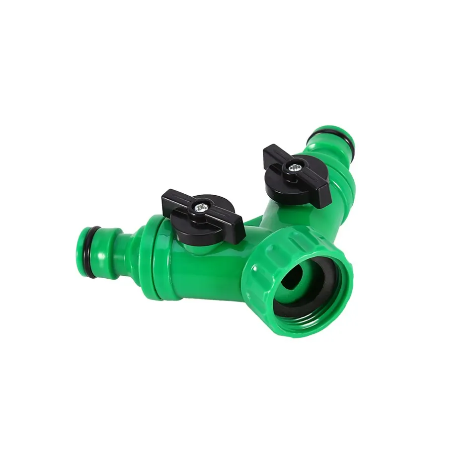 10 PCS/Lot Water Hose Pipe Joint Connector Screw Hose Pipe Splitter 2