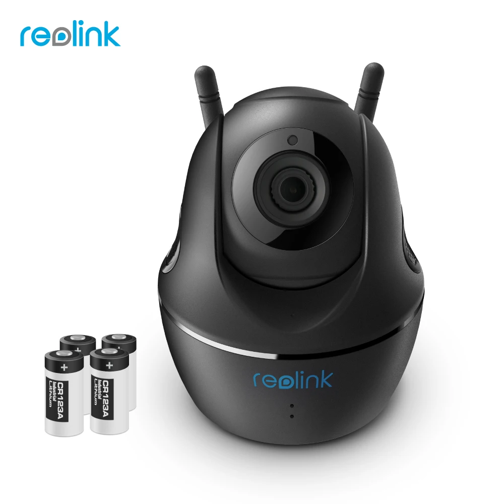 Reolink 100 Wire Free Battery Camera 1080P Full HD WiFi IP Cam Pan Tilt Security Indoor