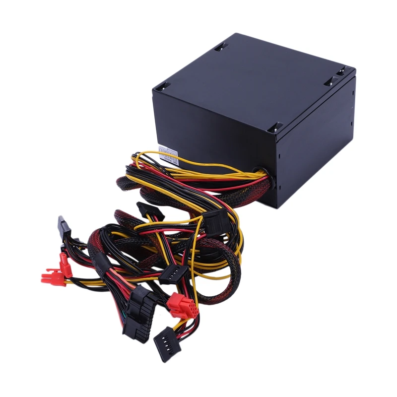 170 260V Max 650W Power Supply Psu Pfc Silent Fan 24Pin 12V Pc Computer Sata Gaming 5