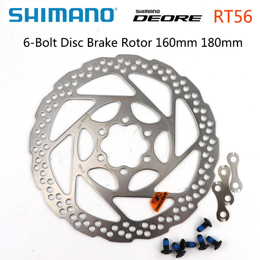 Тормозной диск Shimano Alivio Deore для горного велосипеда 6 болтов 160 мм 180 | Спорт и