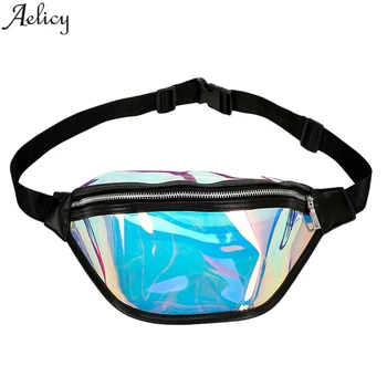 

Aelicy Fashion Laser Anti-Water Waist Bag Running Women Outdoor Running Female Cell Phone Pockets Crossbody Bag Chest Bag