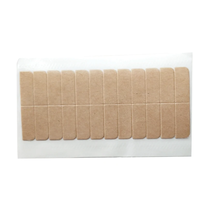 12pcs/sheet 0.8*4CM 60tabs SUPER HAIR TAPE adhesive Double Side Tapes for Tape Hair Extensions ATTACHING