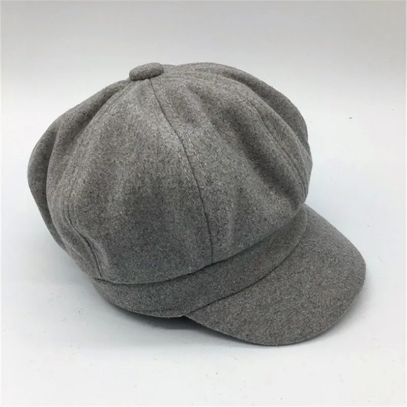 

NEW fashional 2017 students STYLE Newsboy Caps adjustable BAJIAO cap unipue style unisex for couples WINTER WARM CAPS
