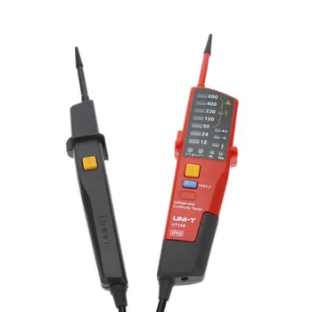 

UNI-T UT18B Voltmeter 690V AC DC Voltage Meter Waterproof Test Pen RCD Testers LED Indication Auto Range Worklight