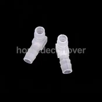 

2pcs 8mm Equal Elbow Connector Aquarium Water Hose Pipe Tube Joiner DIY Fitting