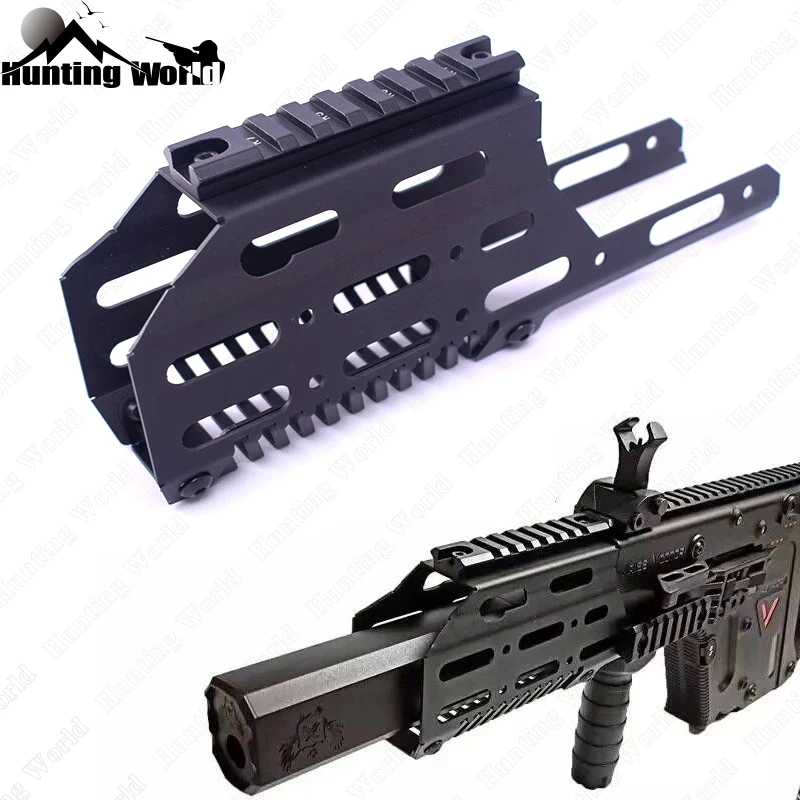 

Tactical Drop In Free Float handguard Sight Scope Mount with 20mm Top Picatinny rail for Hunting Airsoft LeHui KRISS VECTOR V2