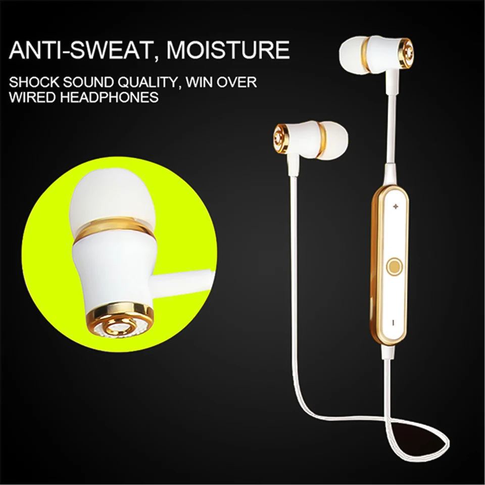 IBesi M64 Bluetooth наушники беспроводные для бега гарнитура спортивные басы стерео