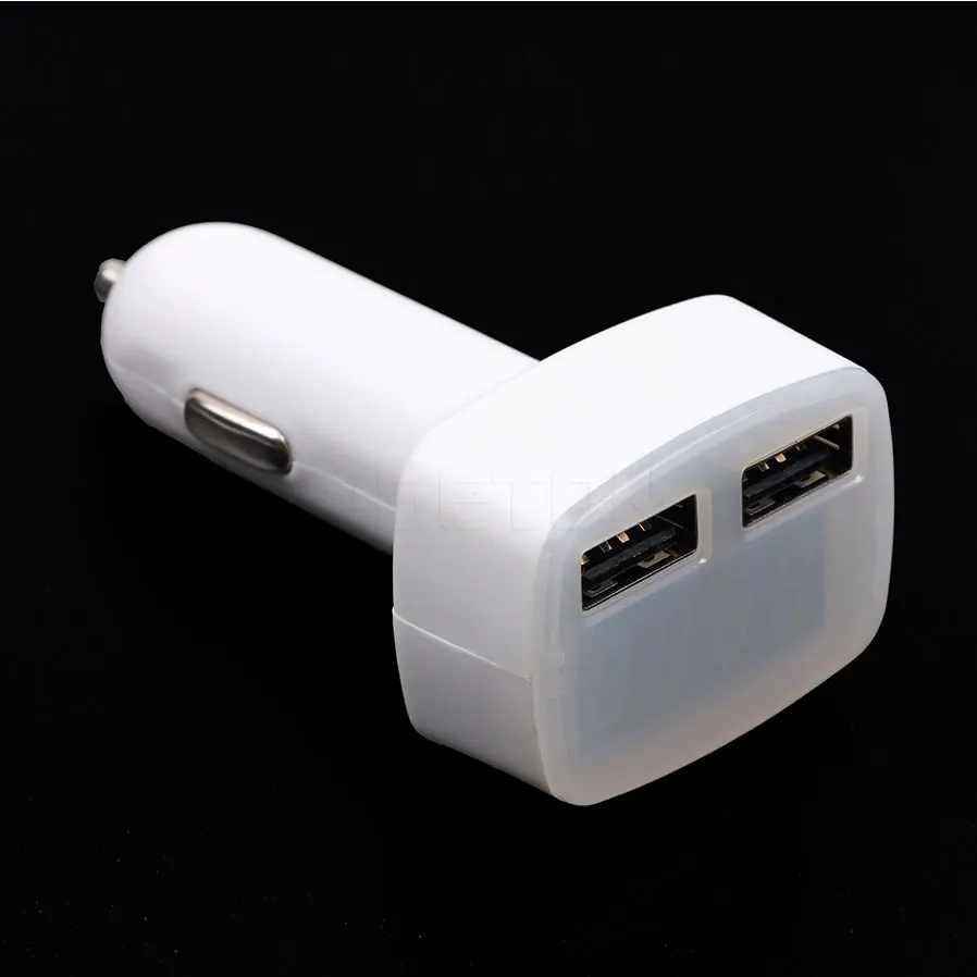 HO двойной USB порт автомобильное зарядное устройство USB зарядное устройство адаптер Универсальное зарядное устройство с температурой