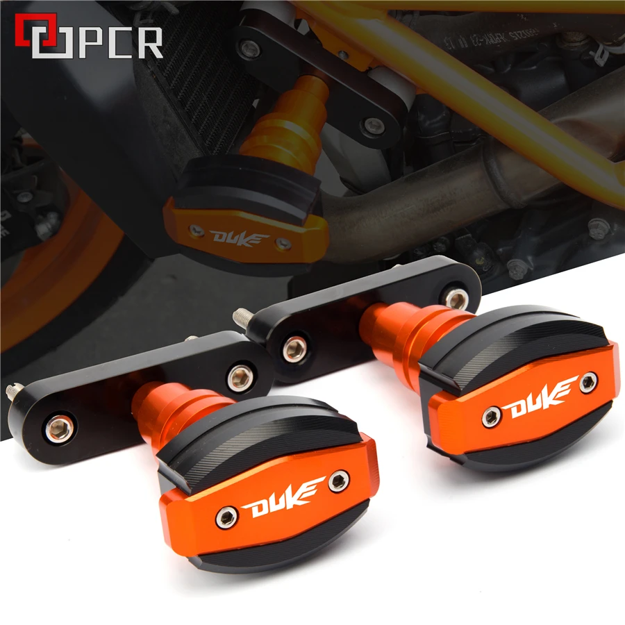 

High quality Motorcycle CNC Frame Sliders Anti Crash Protector Falling protection For KTM Duke 125 200 390 Duke