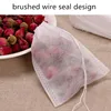 Teabags 5.5 x 7CM Food Grade  Empty Scented Tea Bags Infuser With String Heal Seal Filter Paper For Herb Loose Tea ► Photo 2/6