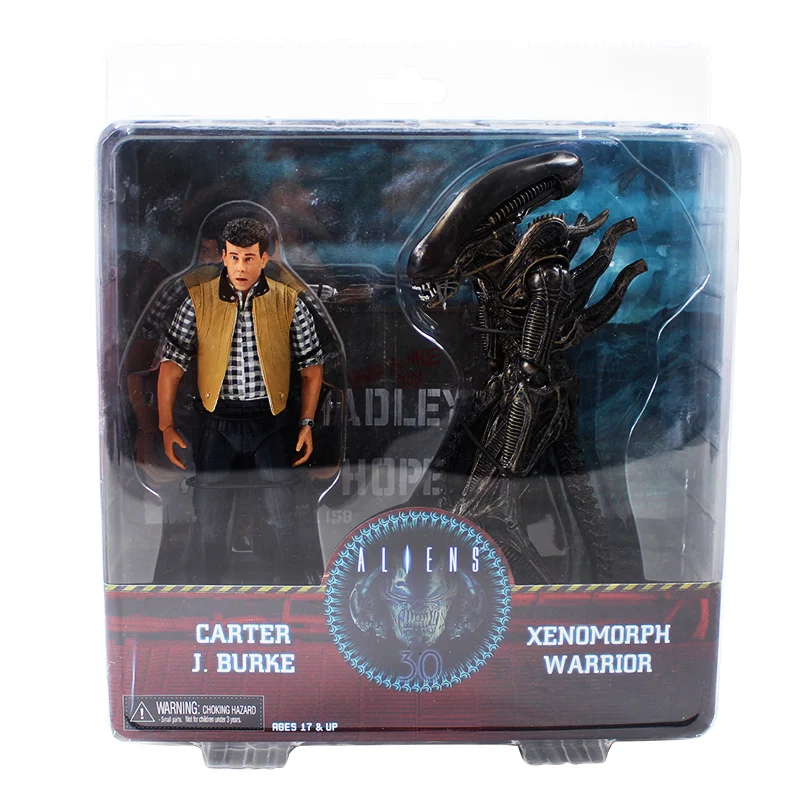 2 шт./компл. инопланетянин NECA VS Predators Xenomorph Warrior Carter J. Фигурка Burke модель AVP игрушка |
