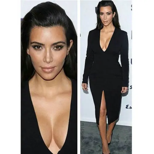 New font b Women b font Long Sleeve Bodycon Party Cocktail Pencil font b Dress b