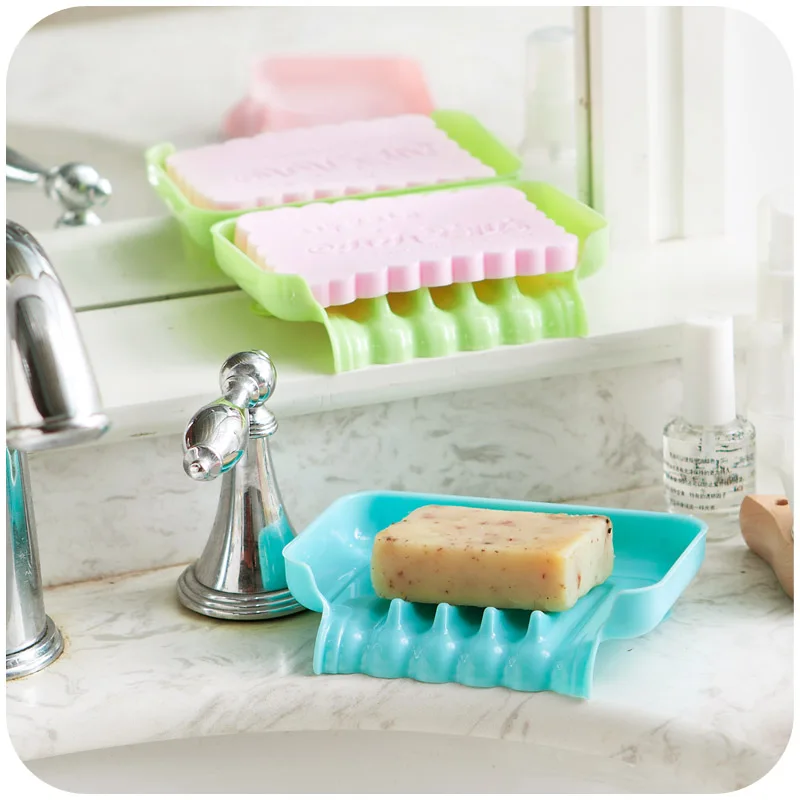 الإبداعية vanzlife مصاصة صحن صابون حمام الصابون مربع يمكن استنزاف المطبخ بالوعة الإسفنج صندوق تخزين بقايا