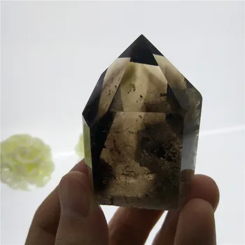 

Natural Smokey Crystal Wand Phantom Crystal Smoky Point Ghost Himalaya Quartz Tower Healing Chakra Meditation Crsytal Obelisk