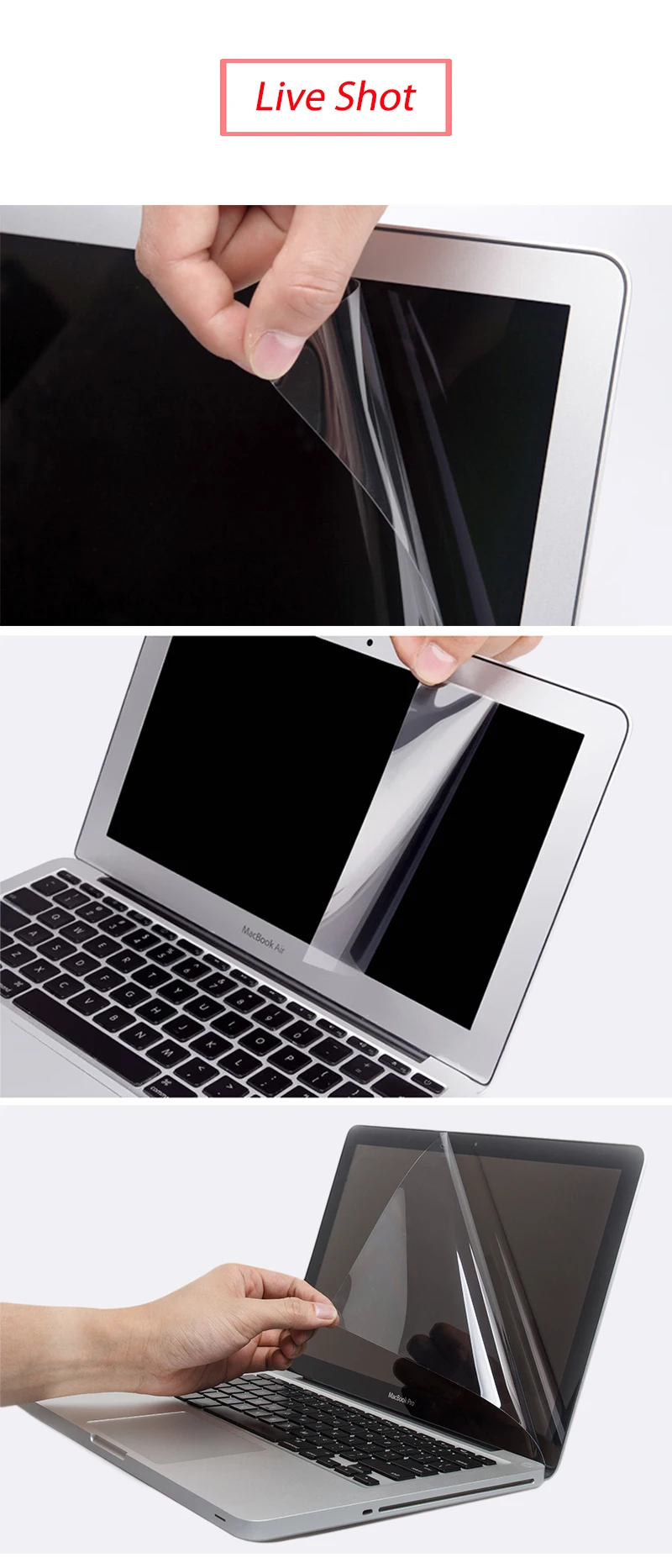 Película protetora de tela para macbook, película