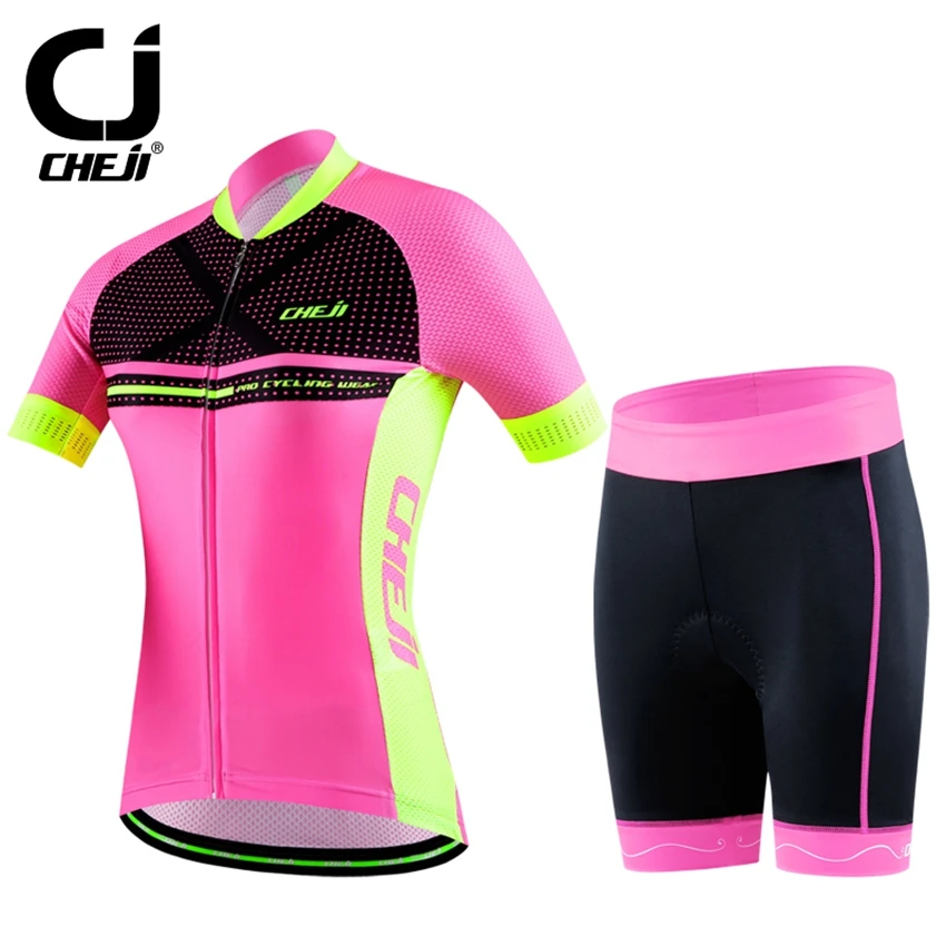 Prix pour CHEJI Femmes de Vélo Jersey Définit Roupa Ciclismo Rouge Respirant Vélo Vêtements de Cyclisme En Plein Air Sportwear CC1545 Prix pour CHEJI Femmes de Vélo Jersey Définit Roupa Ciclismo Rouge Respirant Vélo Vêtements de Cyclisme En Plein Air Sportwear CC1545