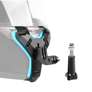 

Full Face Helmet Chin Mount Jaw Holder Motorcycle Helmet Strap For GoPro Hero 7 6 5 SJCAM for DJI Osmo Action YI Action Camera