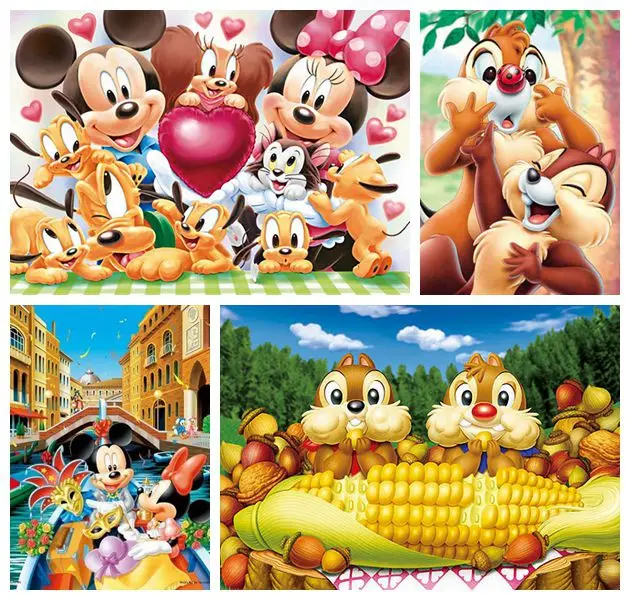 

Diamond Embroidery Cartoon Squirrels Animal 3D Diy Diamond Painting Round Full Rhinestone Pasted Needlework Decor Diamond Mosaic