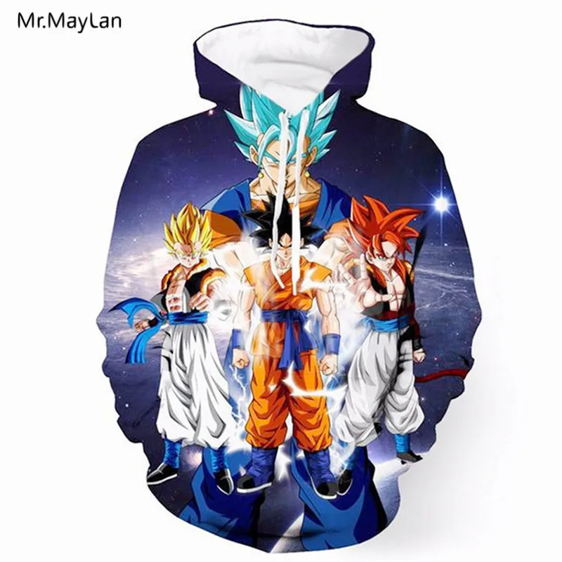 Mr.MayLan Classic Anime 3D Hoodies Dragon Ball Z Super