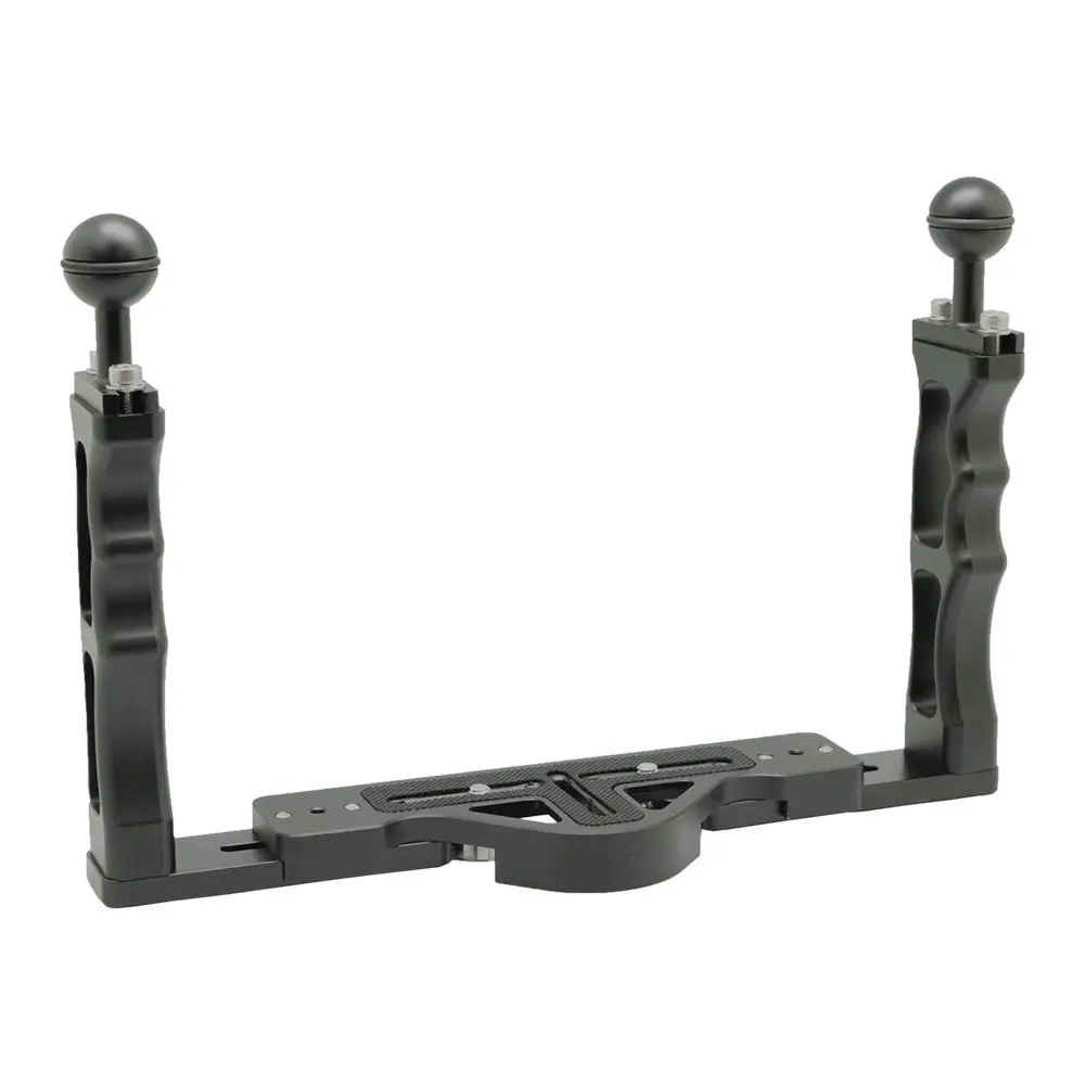  Hot Underwater Tray Housings Arm for Gopro Action Camera Holder Double Grip Dive for Canon Nikon So