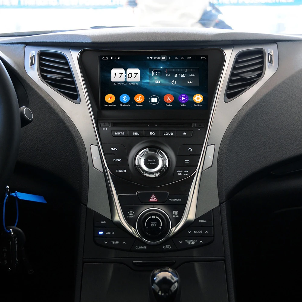 Owtosin Автомобильный Радио Видео мультимедийный плеер навигация gps Android 8,0 для Hyundai Azera Grandeur HG I55 2011 2012 автомобиль 4 Гб ram